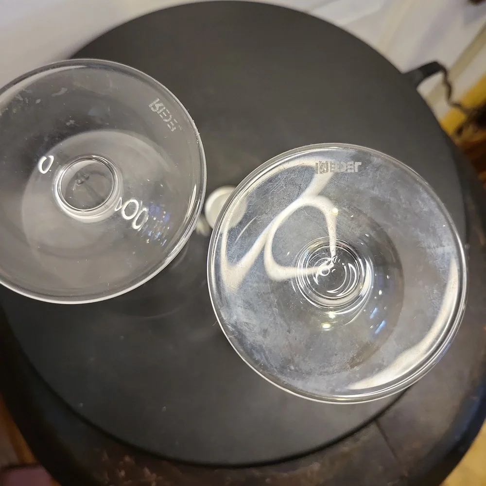 Pair of Riedel Crystal Whiskey Glasses 4.5